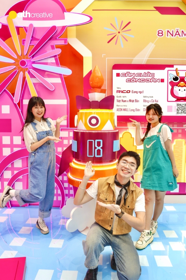 DECOR SINH NHẬT 8 TUỔI AEON MALL LONG BIÊN 2023